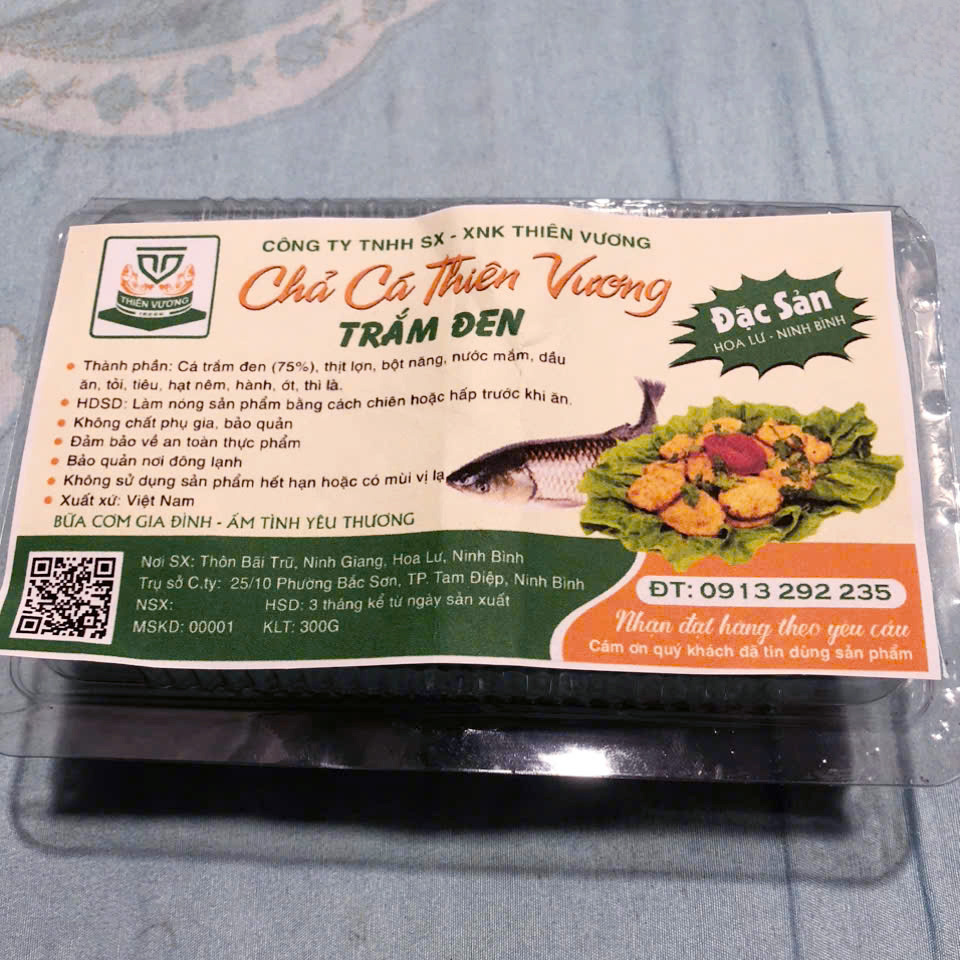 Chả cá trắm đen 300g