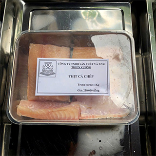 Phi lê thịt cá chép 1kg